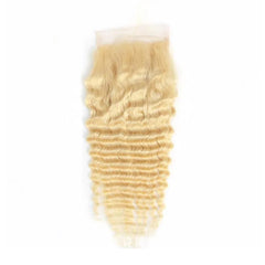 4x4 - 613 / Blonde Closure - Deep Wave