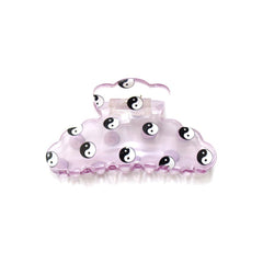 Ying Yang Peace Symbol Hair Claw / Clamp