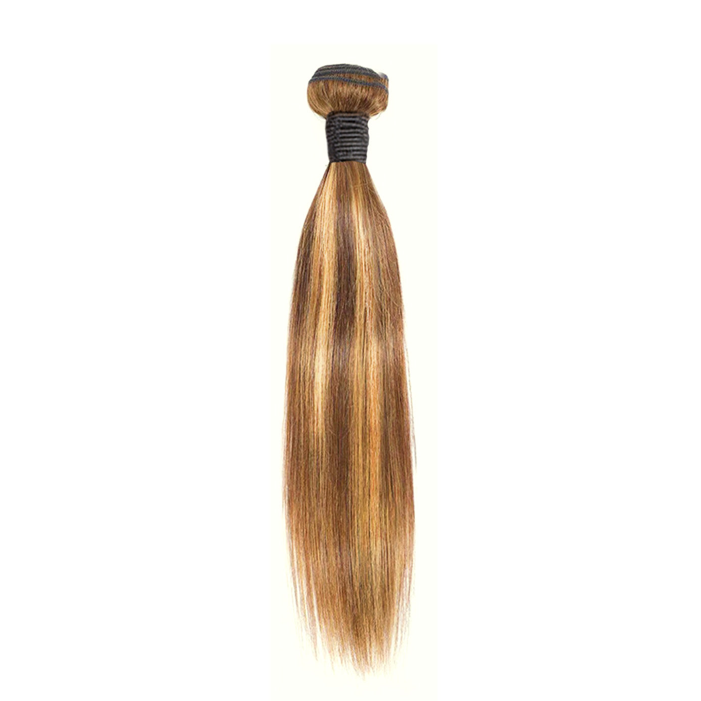 Brazilian - F4/27 Chestnut Brown & Honey Blonde Mixed - Straight Bundles