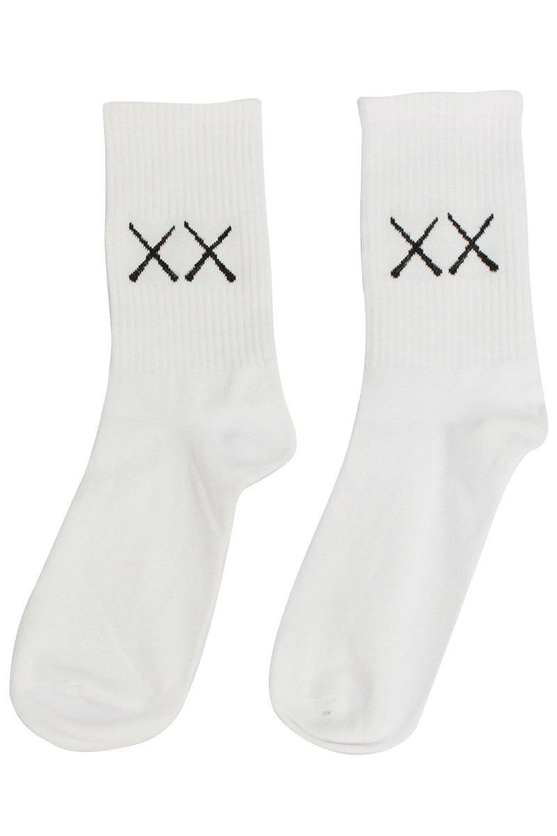 XX Ankle Socks - White/Black