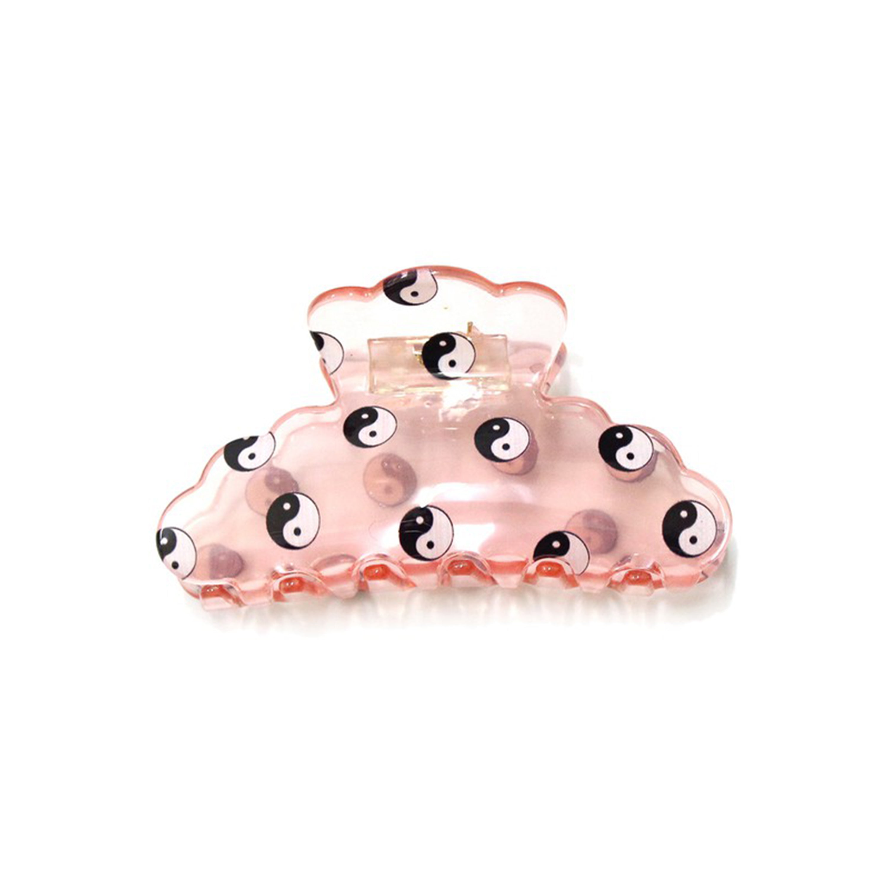 Ying Yang Peace Symbol Hair Claw / Clamp