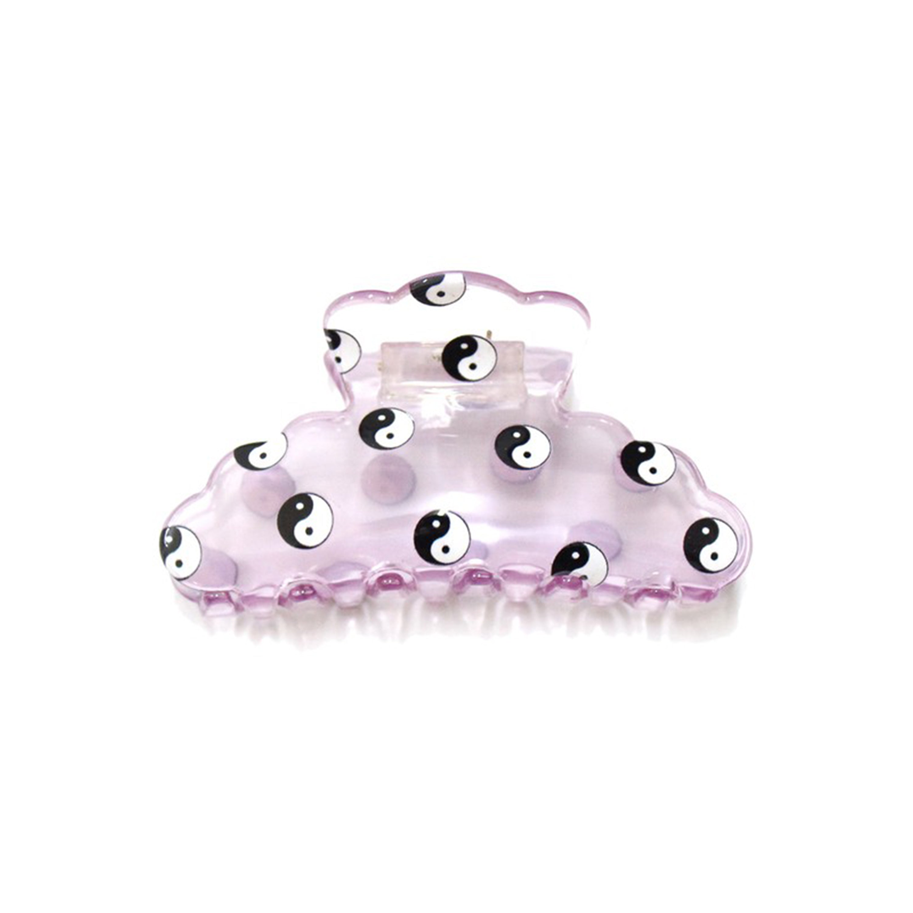 Ying Yang Peace Symbol Hair Claw / Clamp